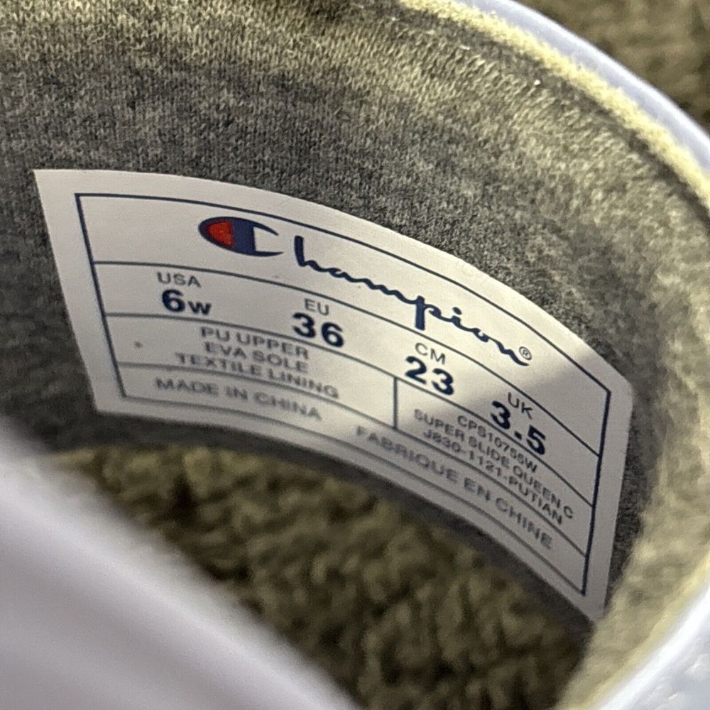 Champion Super Slide Queen Slides Size 6 NWOT‎ - Picture 3 of 5